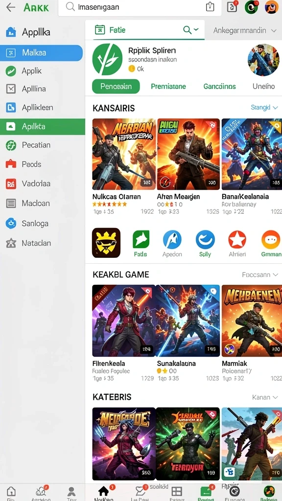 7cone - Screenshot menampilkan karakter utama dalam aksi.