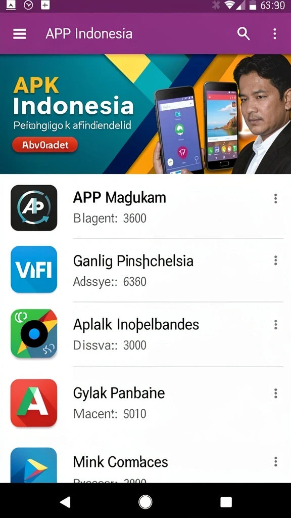 987up - Tampilan antarmuka yang intuitif dan menarik.