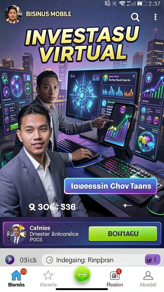 api288 - Tampilan menu yang mudah dinavigasi.