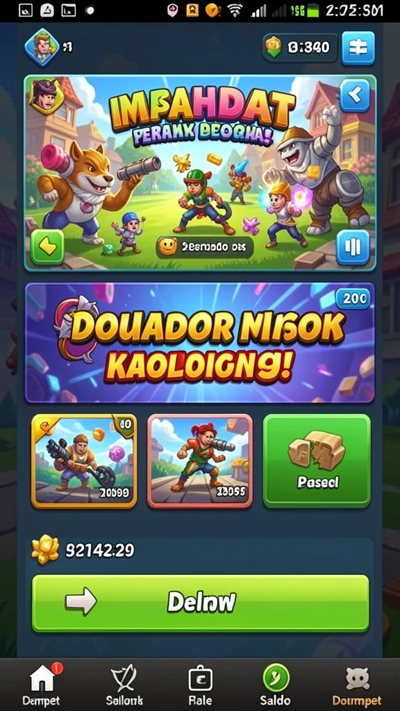 bandit4d - Tampilan grafis yang memukau dalam aplikasi.
