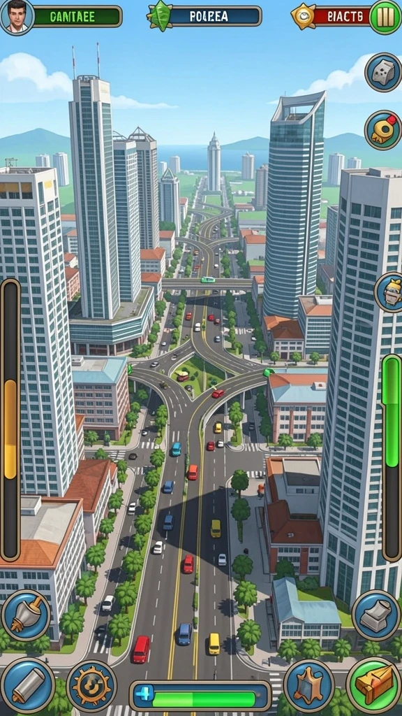 bento4d - Tampilan level yang menawan dan penuh warna.