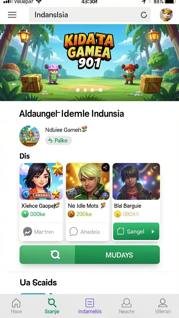jin69 - Desain level yang menawan dan penuh warna.