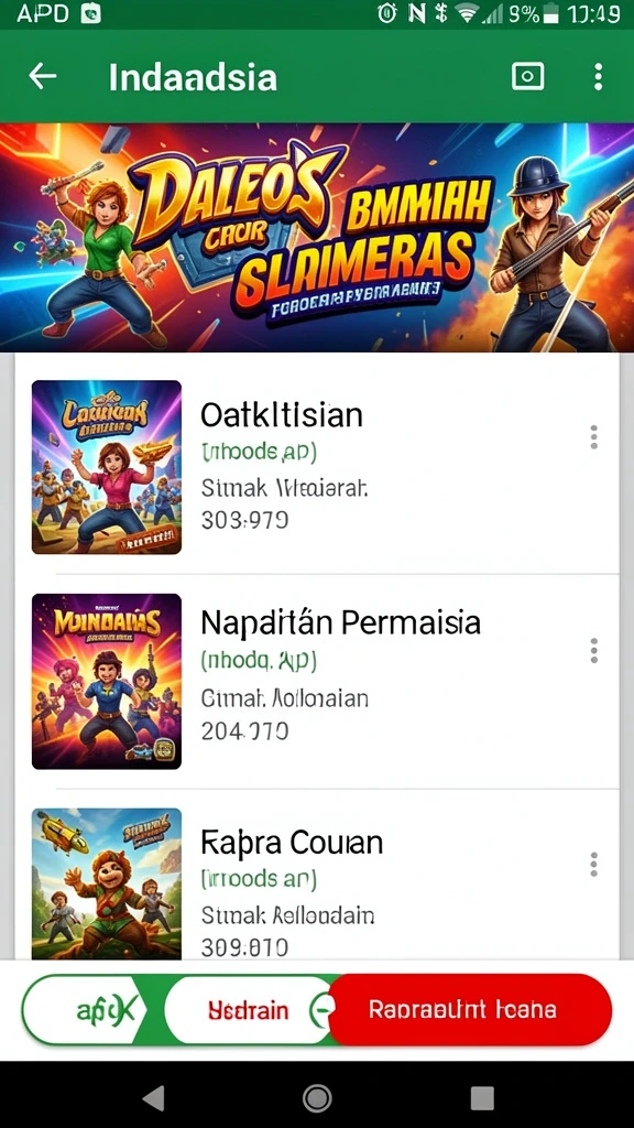ledakgg - Tangkapan layar dari karakter utama dalam misi pertama.