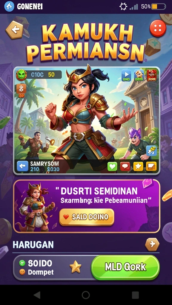 yoktogel - Tampilan antarmuka yang user-friendly dan menarik.